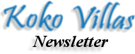 Koko Villas Newsletter