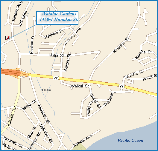 Property Location map- Waialae Gardens